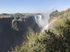 When there's a full moon at night, the waterfall sometimes creates a lunar rainbow!