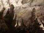 These stalagmites are huge... it's hard to grasp just how big this cave is!