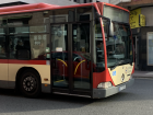 One of the many city buses that traverses the streets of Logroño