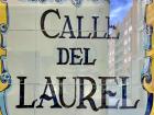 Calle Laurel is so iconic in Logroño that its street sign can even be found on postcards
