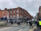 A climate strike just down the street from my apartment in Dublin