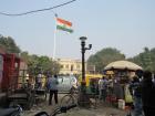 Indian flag waving in Delhi