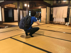 Picture of me taking pictures inside a samurai house