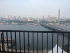 The Nile River on a hazy morning