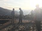 Australian archaeologists at an excavation site in a village; I got to dig with them on a site that is over 4,000 years old!