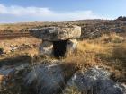 This is a "dolmen" which is an ancient tomb made from rocks. This is almost 5,000 years old and sitting out in an olive orchard in a village in Jordan. There are ancient ruins everywhere you look!