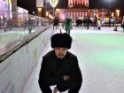 I went skating at the largest skating rink in Europe at ВДНХ