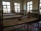 Une maison d'école au village de Chernobyl