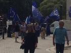 You can usually find people waving the European Union flag in England