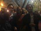 My friends and I heading to the Laeken Fireworks