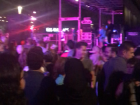 There was a stage for artists to perform on