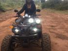 Riding a four-wheeler for the first time