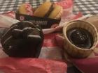 Some pastries that my mom bought for us in the house