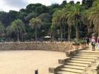 A view from the entrance of Park Güell