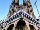 The main entrance to the Sagrada Família