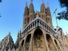 The main entry to the Sagrada Família
