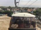 We took a cable car in Jericho
