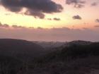 A beautiful sunset in Haifa during a walk with friends