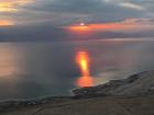 One of my friends took this photo of the sunrise at a desert near the Dead Sea