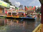 The Trajineras are colorful boats full of decorations!