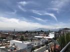 Off in the distance you can see the mountains and volcanoes surrounding Puebla. 