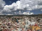 The city of Guanajuato is found in a narrow valley. This makes the streets very narrow and winding. There are a lot of hills in the city. 