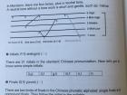 These are the depictions of the tonal inflections used in speaking