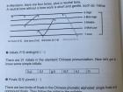 These are the depictions of the tonal inflections used in speaking