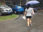 Usually it rains a lot in Beijing (especially in the summer) but in fall it rains less. 