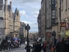 Edinburgh was built on hills, so walking requires going up and down throughout the city