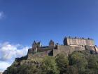 Walking down Royal Mile gives a scenic view of Edinburgh Castle