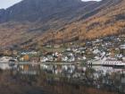 On the boat tour, Anisha and I saw many small towns and plenty of fall foliage