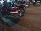 Mopeds and street food stalls