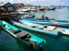 There are more boats than cars or bikes in the coastal village of Mola, Southeast Sualwesi (Credit: Al Jazeera)