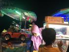 On the Kendari waterfront, you can buy three doughnuts for Rp. 10,000 or ride the Andong-andong merry-go-round as long as you want for the same price!