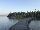 Boardwalk in Kendari's urban mangrove park