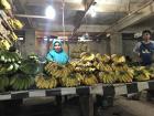 Banana seller in Kendari underground market