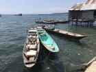 Fishing boats docked in Langgapulu