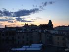 A beautiful sunset view from Kraków, Poland (If you look closely enough, you can see Wawel Castle in the background!)