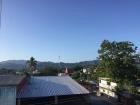 The beautiful mountain view from my hostel in Palenque