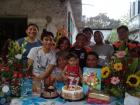 Vero's extended family came together to celebrate her abuela's (grandmother's) birthday