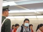 Many people in China wear masks to avoid breathing polluted air
