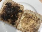 Since Australians are used to the taste of Vegemite, they use as much as is shown on the left. Others only use the amount on the right.