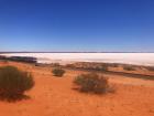 A lot of trains run through the Outback to transport goods. Chooo chooo!