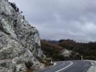 Certain parts of Tasmania had a pretty rugged terrain. There were even a few roads that wrapped around mountains like this one.