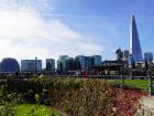 Skyline of London along the Thames