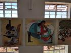 These are pictures of health research at my office.