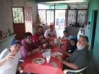 Eating breakfast with my grandma in our house in Mexico 