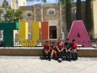 My cousins, brother and me in the city of Tula, in Mexico 
