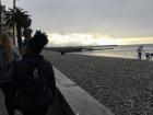 Walking towards the beach in Callao